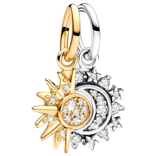 Ruaidhra Sterling Silber S925 Sonne & Mond Charms & Beads für Damen,Family,Blume Glühwürmchen Schildkröte Moments Unendlichkeitsbaum Charm Anhänger für Armbänder,Sicherheitskette,Geschenk für Frauen Ruaidhra Sterling Silber S925 Sonne & Mond Charms & Beads für Damen,Family,Blume Glühwürmchen Schildkröte Moments Unendlichkeitsbaum Charm Anhänger für Armbänder,Sicherheitskette,Geschenk für Frauen von Ruaidhra