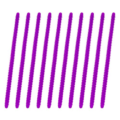 10 Stück Dauerwellenstäbe Haarrolle Silikon Barred Curly Maker Tool Roller Salon Tool für Damen und Herren von Ruarby