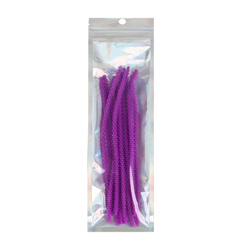 10 Stück Dauerwellenstäbe Haarrolle Silikon Barred Curly Maker Tool Roller Salon Tool für Damen und Herren von Ruarby