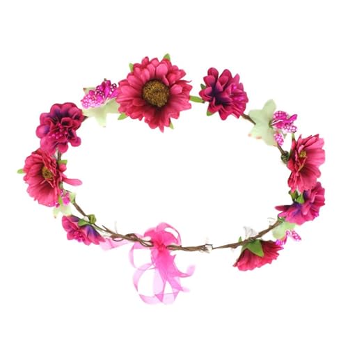 Blumenkranz, Blumenstirnbänder, Braut-Haar-Accessoire, Haarband für Damen, Hochzeit, Party, Zeremonie, Festival, Blumenstirnbänder von Ruarby