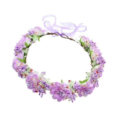 Blumenkranz-Stirnbänder, Blumen-Braut-Haarband, modisches Haar-Accessoire für Feiertage, Festivals und Partys, Haarschmuck von Ruarby