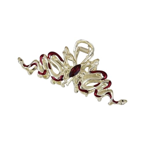 Buyao elegante Schlangen-Haarspange mit Schlange und Schmetterling, für traditionelle Kopfbedeckungen, Haarschmuck von Ruarby
