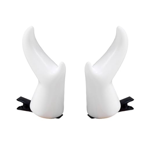 Cosplay Haarnadel Horn Haarspange Anime Elegant 2000er Jahre Trend Geweih Bündel Kopfbedeckung Punk Halloween Cosplay von Ruarby