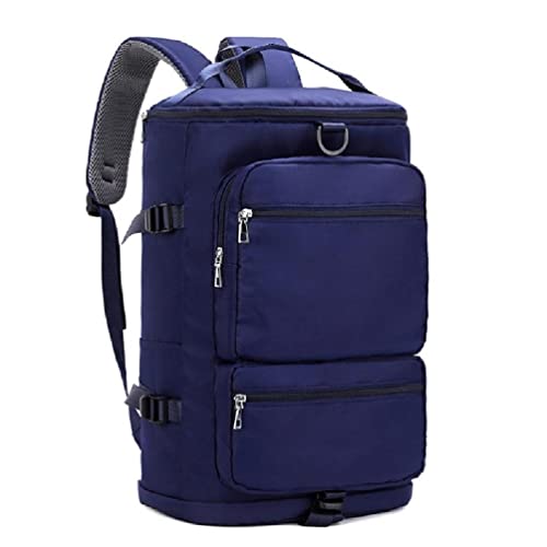 Duffle Rucksack Gym Rucksack für Frauen mit Schuhfach Sport Yoga Übernachtung Weekender Reise Umhängetasche Duffle Bag Frauen Reisen, dunkelblau von Ruarby