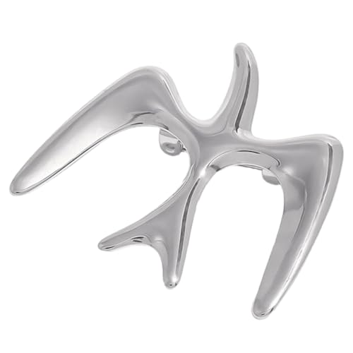 Einzigartige Designs Pin Frauen Metall Vogel Schwalbe Brosche Pin Legierung Textur Casual Broschen Geeignet für verschiedene Mode-Outfits, Metall von Ruarby