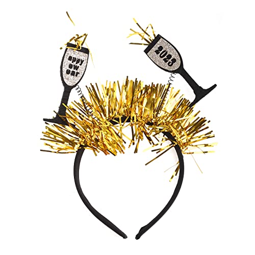Haarband für Damen und Mädchen, Neujahrs-Stirnband, Neujahrs-Stirnband, Haarreif, Kopfbedeckung, Frohes neues Jahr, Haarband für Damen und Mädchen von Ruarby