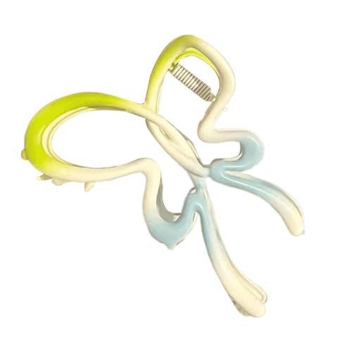 Haarklammer für Damen, Teenager, Pferdeschwanz, mit Farbverläufen, Schmetterling, zarte Haarspange, Hautpflege, Fotografieren von Ruarby