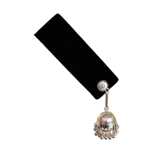 Haarspange aus Samt mit Quasten und Glocken, Temperament-Haarspange für Frauen und Modebegeisterte von Ruarby