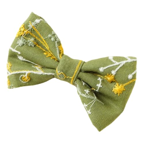 Haarspange mit Schleife, Cottagecore, süße Schleifen, flache Clip, Stickerei, Haarspange, elegante Haarspange für Bündel Haarspange mit Schleife, Cottagecore, süße Schleifen, flache Clip, Stickerei, Haarspange, elegante Haarspange für Bündel von Ruarby