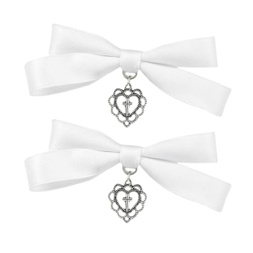 Haarspangen mit süßen Schleifen, elegante 2000er-Jahre-Trendschleifen, Kopfbedeckung, süßer Balletcore-Trend von Ruarby