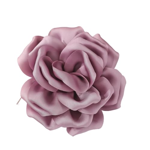 Modische Stoff-Brosche mit Rosen-Blume für Damen, handgefertigt, Anstecknadel, anspruchsvolles Anstecknadel-Zubehör, Stoff Modische Stoff-Brosche mit Rosen-Blume für Damen, handgefertigt, Anstecknadel, anspruchsvolles Anstecknadel-Zubehör, Stoff von Ruarby