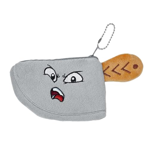 Multifunktionale Aufbewahrungstasche, Küchen-Zerkleinerer, Münzbörse, Schlüsselanhänger, Kopfhörer, Plüsch-Brieftaschen, Beutel mit Reißverschlüssen, Plüsch, Kleingeld mit Reißverschlüssen von Ruarby