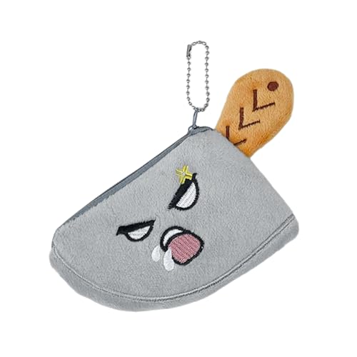 Multifunktionale Aufbewahrungstasche, Küchen-Zerkleinerer, Münzbörse, Schlüsselanhänger, Kopfhörer, Plüsch-Brieftaschen, Beutel mit Reißverschlüssen, Plüsch, Kleingeld mit Reißverschlüssen von Ruarby