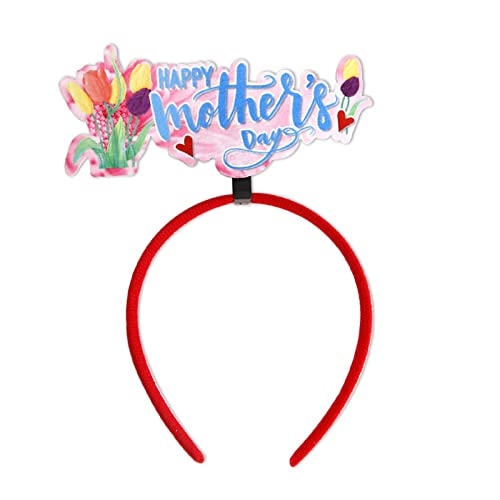 Muttertags-Stirnband mit Schild, Dekoration, Partygeschenk, Fotoautomaten-Haarschmuck für Frauen, Muttertags-Stirnbänder, Dekorationen, Partygeschenk von Ruarby