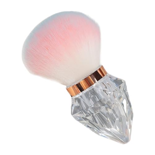 Nagelpinsel für Nägel mit Kristallform Griff Nägel Kunst Pulver Entferner Pinsel Sammler Pinsel Make-up Pinsel von Ruarby