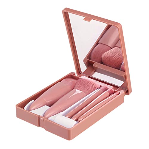 Professionelle Make-up-Pinsel für Lidschatten, flüssig, Concealer, Anfängerfreundlich, mit Etui, 5 Stück von Ruarby
