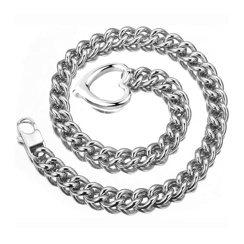 Ruarby Einzigartige Halskette, gedrehte Kette, stilvoller Halsschmuck, Unisex-Kette, Edelstahl-Textur, Y-Halsketten, Halsschmuck, 61 cm, Wie beschrieben, Wie beschrieben von Ruarby