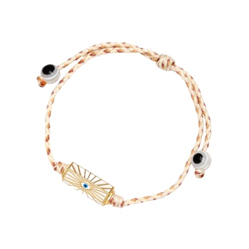 Ruarby Glücksauge, Herz-Anhänger, verstellbar, geflochtenes Seil, Glasur, Glücksauge, Schmuck, geeignet für Damen und Herren, Herzbuchstabe, Einheitsgröße, Wie beschrieben Ruarby Glücksauge, Herz-Anhänger, verstellbar, geflochtenes Seil, Glasur, Glücksauge, Schmuck, geeignet für Damen und Herren, Herzbuchstabe, Einheitsgröße, Wie beschrieben von Ruarby