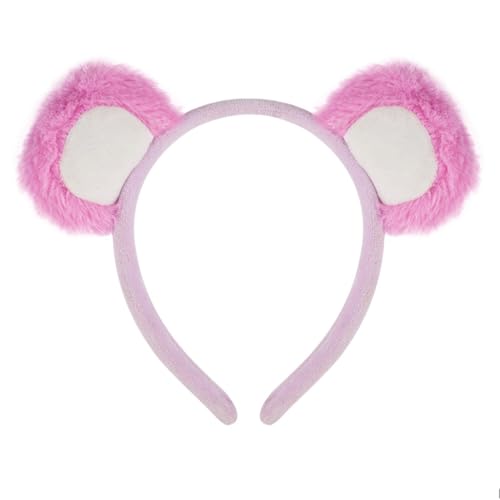 Ruarby Haarreif mit pelzigen Bären, Ohren, für weibliches Gesicht, Make-up, Plüsch-Haarband, Cosplay, Kostüm, Zubehör, Halloween, Party, Kopfbedeckung Ruarby Haarreif mit pelzigen Bären, Ohren, für weibliches Gesicht, Make-up, Plüsch-Haarband, Cosplay, Kostüm, Zubehör, Halloween, Party, Kopfbedeckung von Ruarby