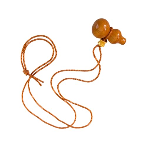 Ruarby Halskette mit Anhänger aus Holz, langer Anhänger, verstellbares Seil, Kürbis-Halsschmuck, geeignet für den täglichen Gebrauch, einzigartige Halskette, light color rope, Wie beschrieben, Wie von Ruarby