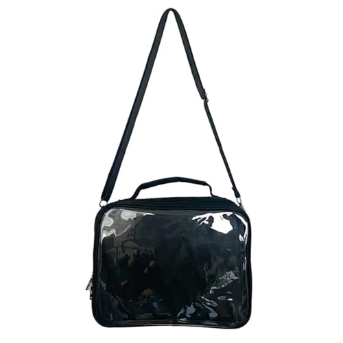 Ruarby Ita Mehrzweck-Rucksäcke, Crossbody-Tasche, Schultertasche, Geldbörse, Anstecknadel, Display-Tasche für Mädchen, Schwarz von Ruarby