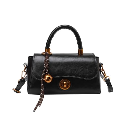 Ruarby Multi Purpose Damen Handtasche mit verstellbarem Riemen Umhängetasche für Studenten Profis und Modebegeisterte trendige Umhängetasche, Schwarz , One Size von Ruarby