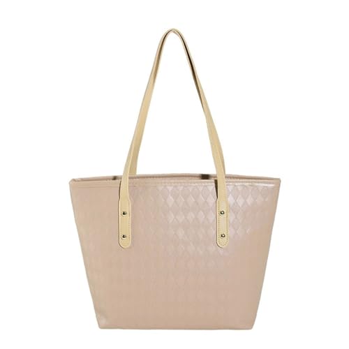 Ruarby Praktische Umhängetasche, große Kapazität, Handtasche, Tragetasche für tägliches Pendeln und Aktivitäten, weiße PU-Tasche, khaki, One Size Ruarby Praktische Umhängetasche, große Kapazität, Handtasche, Tragetasche für tägliches Pendeln und Aktivitäten, weiße PU-Tasche, khaki, One Size von Ruarby