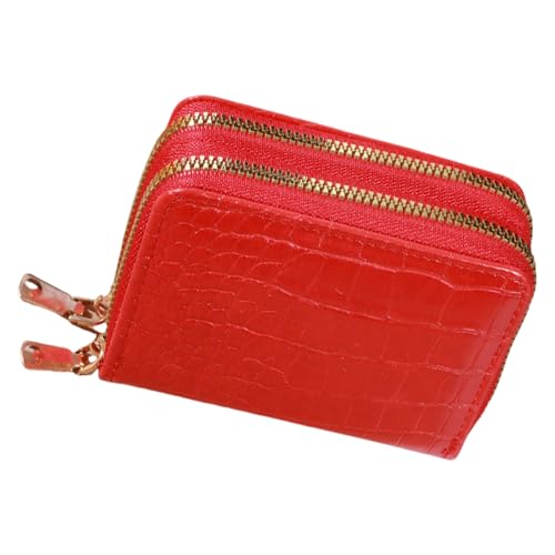 Ruarby Stilvolle Damen Kompakte Geldbörse mit Multi Card Storage PU Leder Prägung Münzbörsen für Frauen und Lady PU Leder Geldbörse, a, Mass Beauty von Ruarby