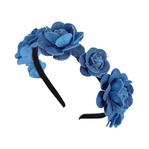 Stylisches Kamelien-Blumen-Haarteil, Brautschmuck, Hochzeit, Haarreif, Halloween, Stirnbänder für Frauen und Studenten von Ruarby