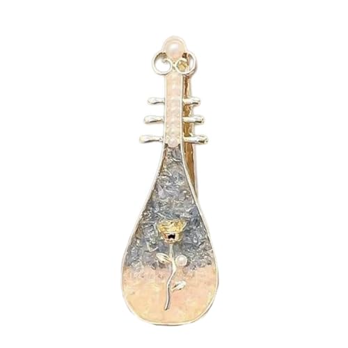 Vintage Pipas Haarspange mit künstlichen Perlen, Rose, kreative Seiten-Haarspangen für Frauen, kulturelle Anlässe und den täglichen Gebrauch von Ruarby