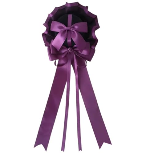 Vintage Rose Haarband und Clip Haarteile Schleife verstellbarer Kopfschmuck bequeme Kopfbedeckung für Frisuren von Ruarby