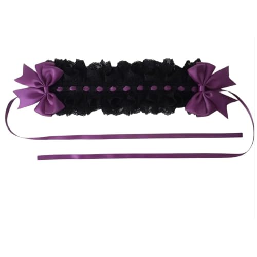 Vintage Rose Haarband und Clip Haarteile Schleife verstellbarer Kopfschmuck bequeme Kopfbedeckung für Frisuren von Ruarby