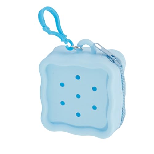Wiederverwendbarer Silikon-Kartenhalter mit Cartoon-Lochmuster, kompakte Brieftasche, Cartoon-Geldtasche für die tägliche Aufbewahrung von wichtigen Gegenständen, blau Wiederverwendbarer Silikon-Kartenhalter mit Cartoon-Lochmuster, kompakte Brieftasche, Cartoon-Geldtasche für die tägliche Aufbewahrung von wichtigen Gegenständen, blau von Ruarby