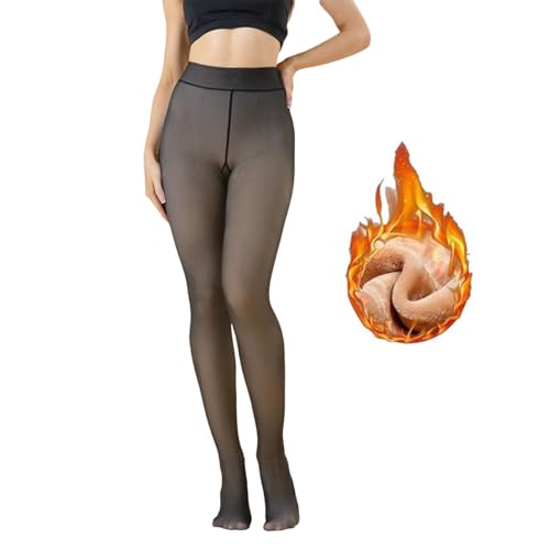 Ruayia Thermo Strumpfhose Damen Winter Thermostrumpfhose deman Gefüttert Fleece, Gefälschte Durchscheinend Plüschstrümpfe Schwarz Durchsichtig 1 Paar- Kaffee Ruayia Thermo Strumpfhose Damen Winter Thermostrumpfhose deman Gefüttert Fleece, Gefälschte Durchscheinend Plüschstrümpfe Schwarz Durchsichtig 1 Paar- Kaffee von Ruayia