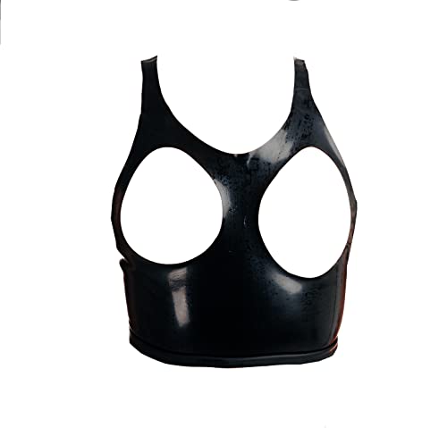 Rubberfashion Latex Bustier mit Cups offen - taillenlang - Latex BH für Damen und Frauen schwarz 0.4mm XL Rubberfashion Latex Bustier mit Cups offen - taillenlang - Latex BH für Damen und Frauen schwarz 0.4mm XL von Rubberfashion