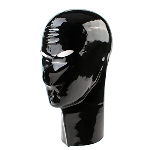 Rubberfashion Latex Maske - Latexmaske Haube mit Öffnungen Mund Nase Augen für Damen und Herren schwarz 0.4mm XL Rubberfashion Latex Maske - Latexmaske Haube mit Öffnungen Mund Nase Augen für Damen und Herren schwarz 0.4mm XL von Rubberfashion