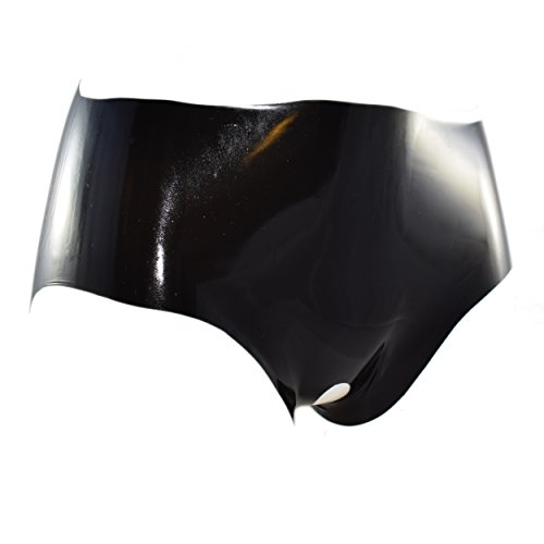 Rubberfashion sexy Latex Slip Schritt offen - Rubber Hose Latexslip mit Loch - Latex Dessous Pants für Damen und Herren schwarz 0.4mm XXL Rubberfashion sexy Latex Slip Schritt offen - Rubber Hose Latexslip mit Loch - Latex Dessous Pants für Damen und Herren schwarz 0.4mm XXL von Rubberfashion