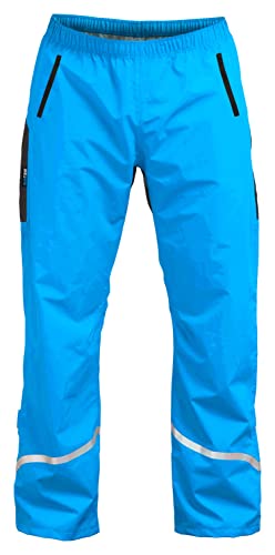 Rubberneck NXSVN Fahrrad Regenhose Atmungsaktiv, Reflektierend mit 3M Reflektoren Blau Größe M von Rubberneck
