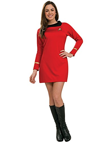 Rubie's Damen Star Trek Classic Deluxe Kleid Kostüme in Erwachsenengröße, Mehrfarbig, X-Large von Rubie's