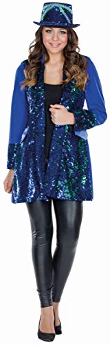 Rubie's Damen Kostüm Pailettenjacke Pailetten Karneval Fasching Gr. 38 von Rubie's