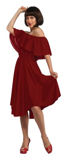 Rubie's Damen Saturday Night Fever Tanzkleid Kostüme in Erwachsenengröße, rot, Small von Rubie's