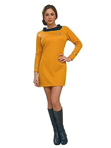 Rubie's Damen Star Trek Classic Deluxe Kleid Erwachsenenkostüme, Gold, X-Small von Rubie's