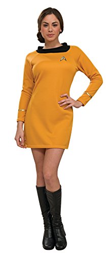 Rubie's Damen Star Trek Classic Deluxe Kleid Erwachsenenkostüme, Gold, X-Small von Rubie's