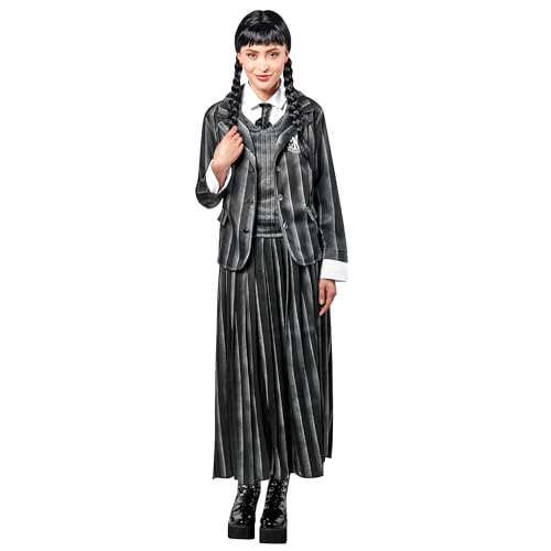 Rubie's Damen Wednesday Costume Nevermore Academy Uniform Erwachsenenkostüme, schwarz, Large von Rubie's