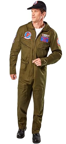 Rubie's Deluxe Herren Top Gun Kostüm, siehe abbildung, X-Large von Rubie's