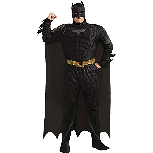 Rubie's Herren DC Comics The Dark Knight Rises Muscle Chest Batman Erwachsenenkostüme, Schwarz, Plus, schwarz, Mehr von Rubie's