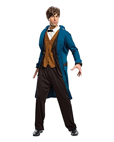 Rubie's Herren Fantastic Beasts Where to Find Them Deluxe Newt Scamander Kostüm für Erwachsene, Siehe Abbildung, X-Large von Rubie's