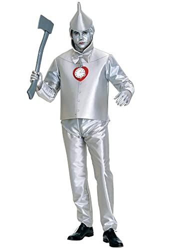 Rubie's Herren Wizard of tin Man Costume Kostüm, Zinnmann aus „Der Zauberer von Oz“, Silber-Metallic, Silberfarben metallisch, Mehr von Rubie's