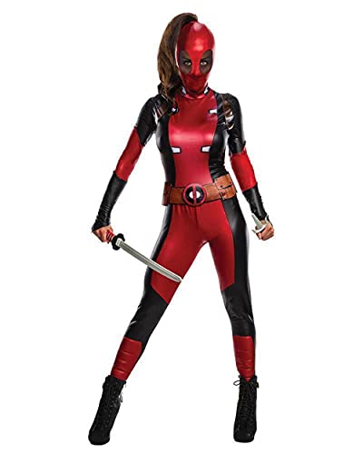 Rubie's Offizielles Disney-Kostüm Deadpool, Marvel-Reihe Secret Wishes, für Damen, Größe S/EU 36-38 von Rubie's