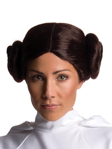 Rubies Star Wars Princess Leia Brown Bun Adult Wig Adult One Size von Rubie's